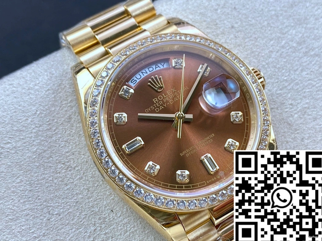 Dial M128348RBR-0005 Factory Rolex Date EW Day Brown 0819